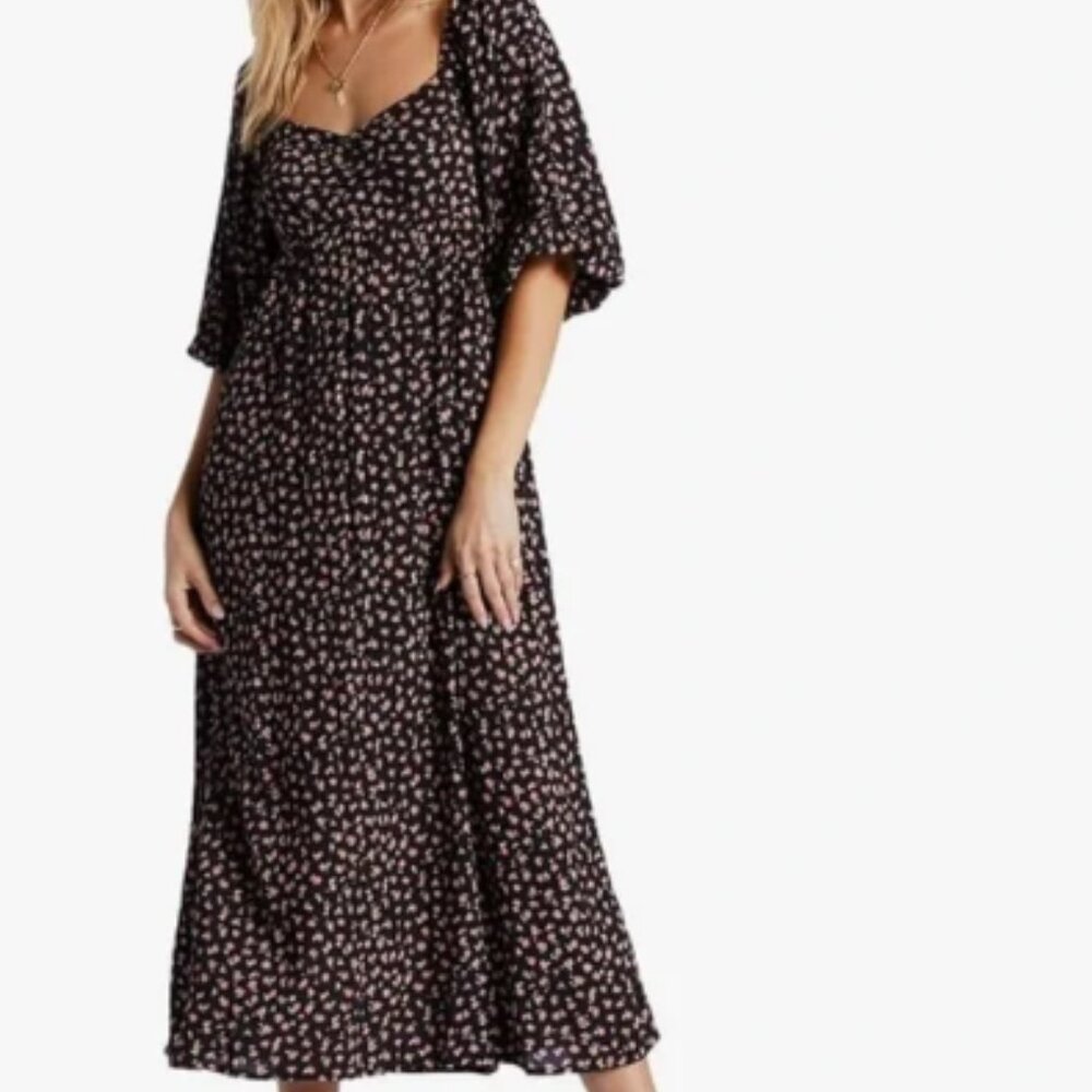 Billabong Swept Away Midi Dress NWT